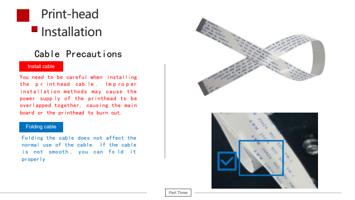 Cable Precautions Install cable You need to be careful (Page 29 / 67) F2-6090 UV Flatbed Printer Product Installation and Operation Instructions